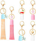 Lip Gloss Keychain for Summer Fridays 0.5 Oz Lip Balm keychain, lip gloss keychain, valentines day gifts（No Lip Balm）