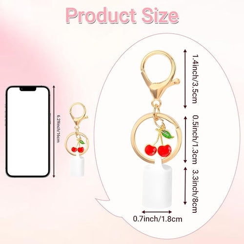 Lip Gloss Keychain for Summer Fridays 0.5 Oz Lip Balm keychain, lip gloss keychain, valentines day gifts（No Lip Balm）